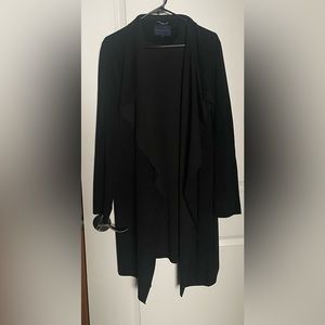 Black Velvet Trench Coat